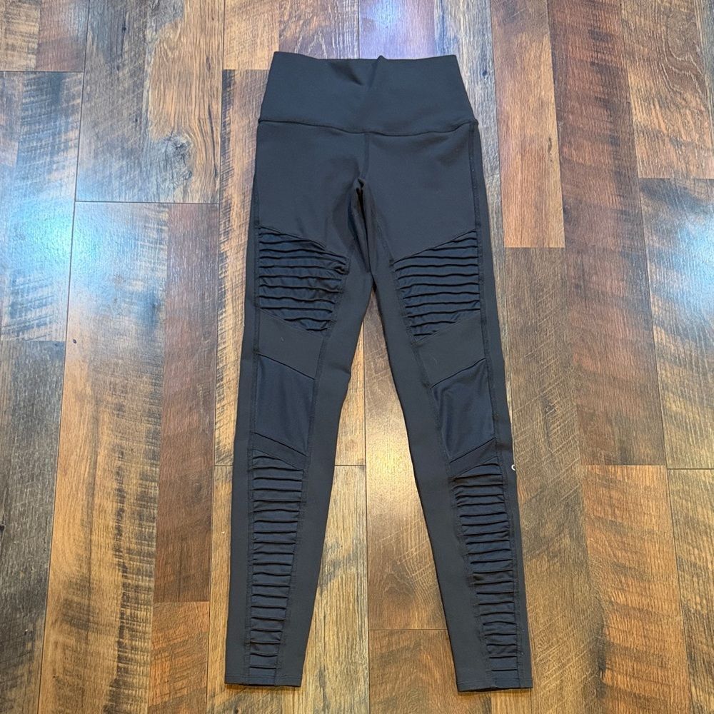 Women's gray High-Waisted leggings XS (6001)